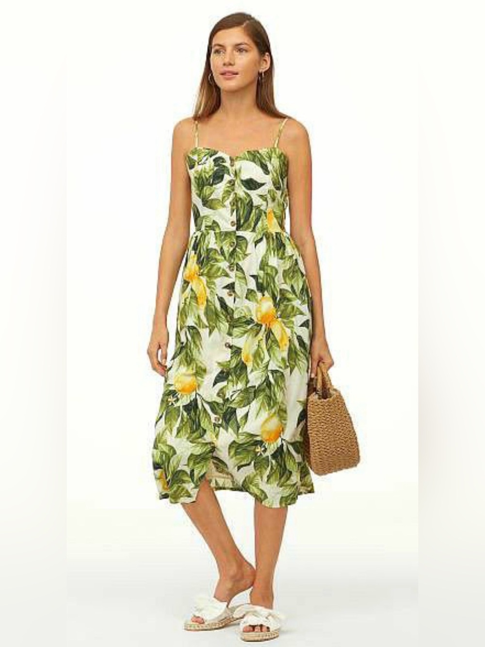 Linen Cotton Lemon Dress
